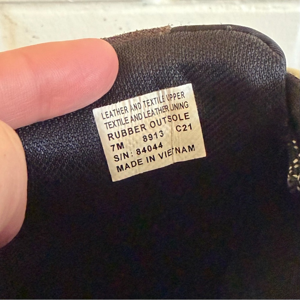 Tory Burch Black, Cream & Brown Logo Runner Sneakers - Picture 7 of 8